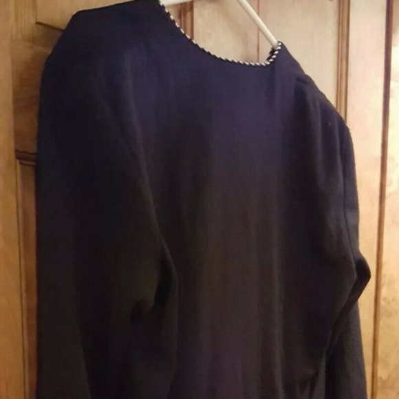 Ruth Norman New York medium M black cardigan top - Picture 4 of 6